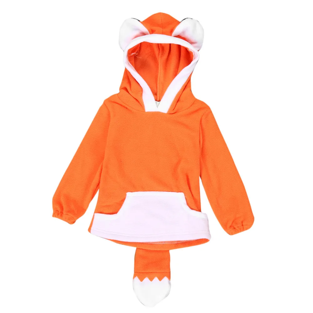 Hot Halloween Kid baby Fox and tail Cosplay Costumes For Boys Girls Children Party lovely Fox Performance Clothing