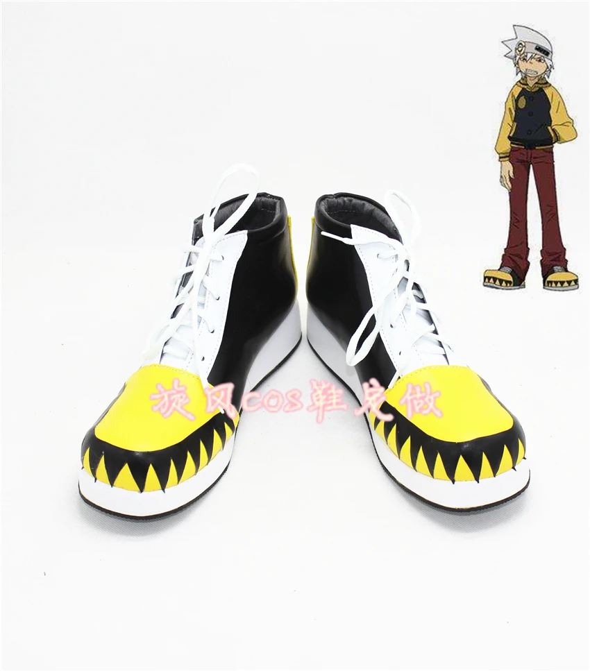 

Аниме Soul Eater Soul Evans Обувь для косплея Soul Evans Желтые туфли