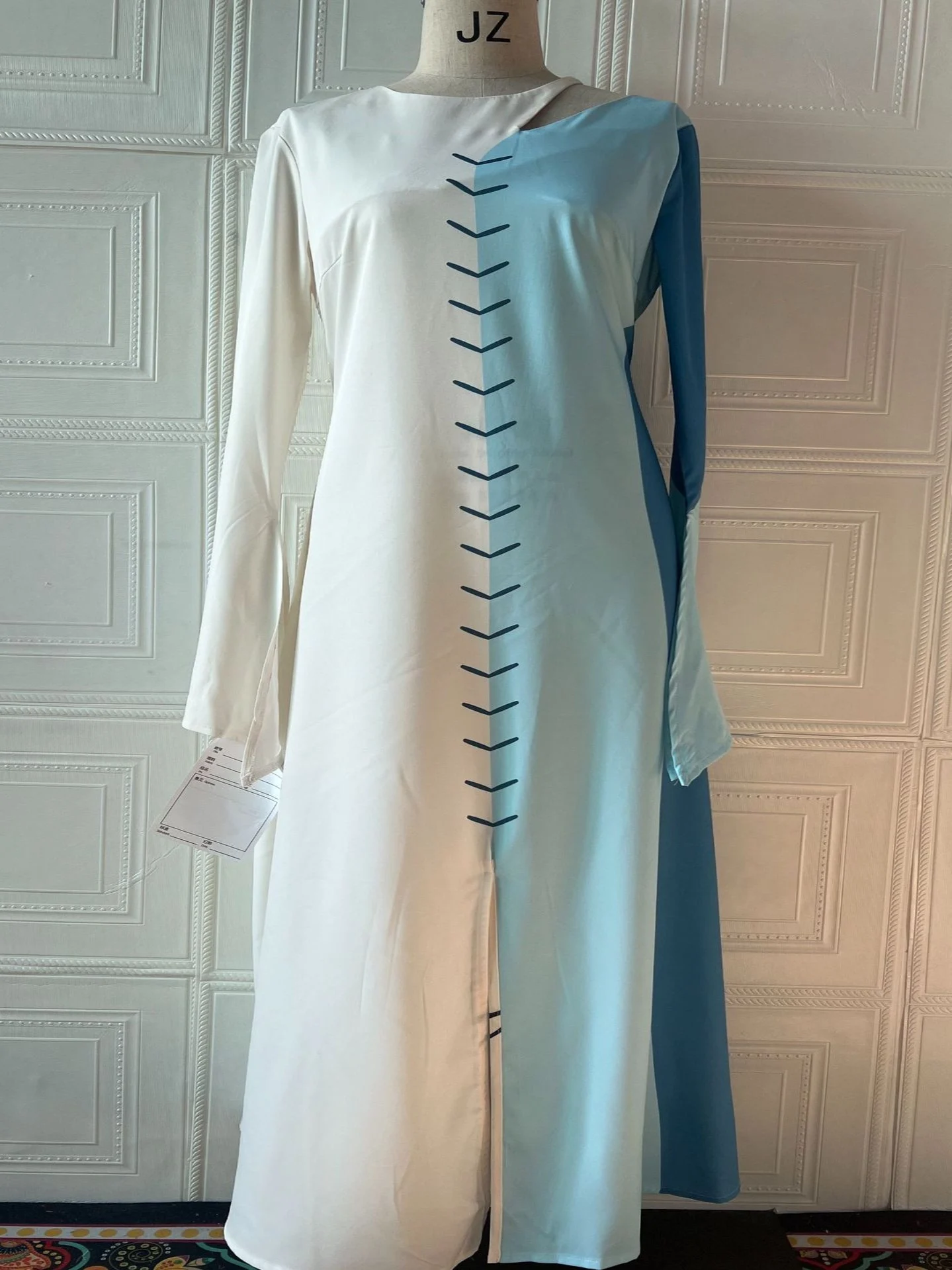 

Faionable Design Slim Fit Color Blo Long Sve High Waist Gown Ele Evening Dr Suitable for Wedding And Par