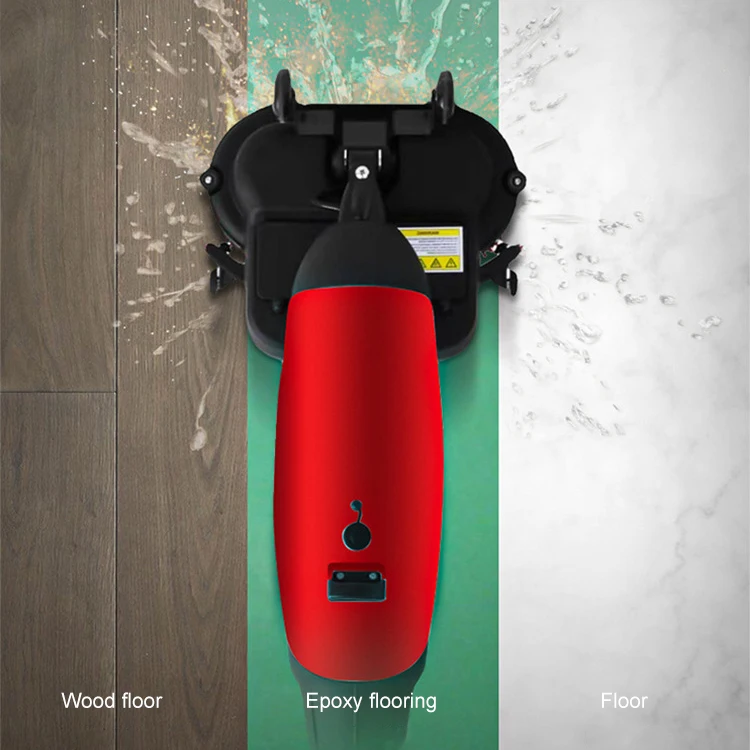 เครื่องทําความสะอาดพื้น Sweeper Scrubber อุปกรณ์เครื่องขัดพื้น 2 In 1 เครื่องดูดฝุ่นเชิงพาณิชย์เปียกและแห้ง