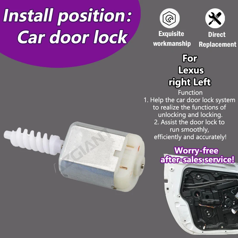

AZGIANT FC-280SB-15240 For Lexus RC300/RC350/RC200t/RC F Car Door Lock Actuator Replacement Motor high torque direct replacment