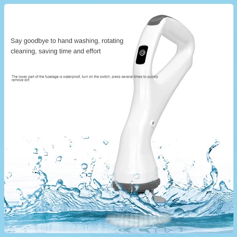 New Xiaomi Home Electric Cleaning Brush Rechargeable Scrubber with Detachable Heads Brush Bathroom Kitchen Toilet Clean Tools