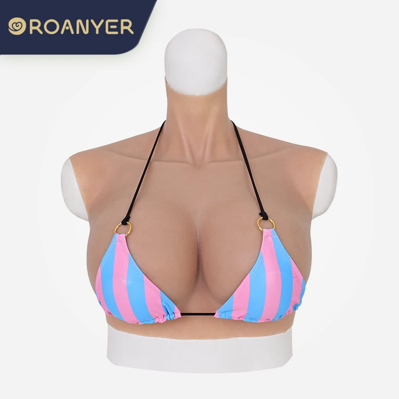 

Силиконовые груди ROANYER среднего размера, размер чашки G для трансвеститов, реалистичные груди, трансгендер для мужчин и женщин