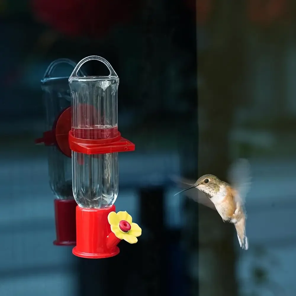 2Pcs Garden Hummingbird Drinker Hanging Outdoor Bird Feeder Drinker Anti-Ants Leakproof Easy To Clean Outdoor Garden Decoration