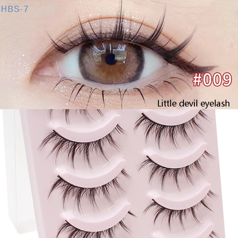 Juego de pestañas postizas, maquillaje de extensión de pestañas individuales esponjosas, acabado esponjoso, suave y natural