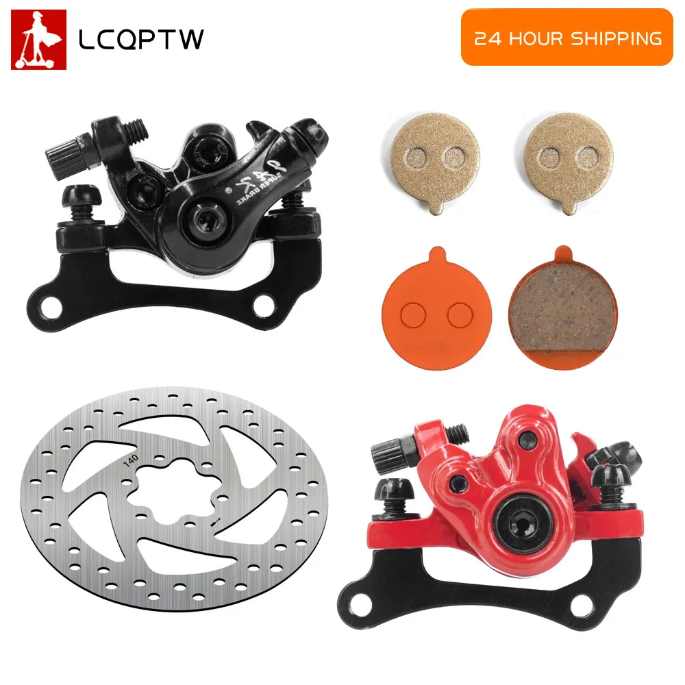 Étriers de frein à disque hydrauliques étrier de Rotor de frein pour Scooters électriques KUGOO M4/M4 PRO frein à disque 140MM pièces de rechange accessoires