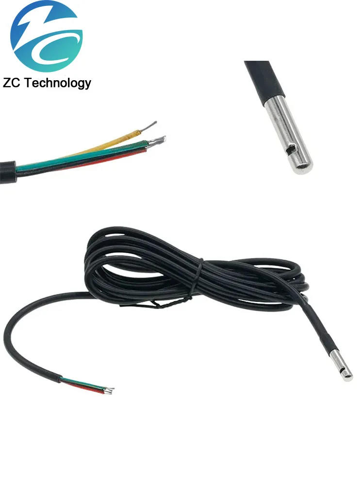 Czujnik temperatury i wilgotności SHT20 SHT30 SHT40, wodoodporny, ze stali nierdzewnej, moduł IIC, cyfrowa sonda I2C — zdjęcie produktu 7