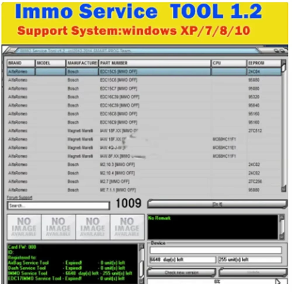 2025 NIEUW verkopen ImmoKiller V1.10 Nieuwe IMMO Off Software v1.1 ECU Programmeur IMMO SERVICE TOOL V1.2 Immo Off Software 2 in 1