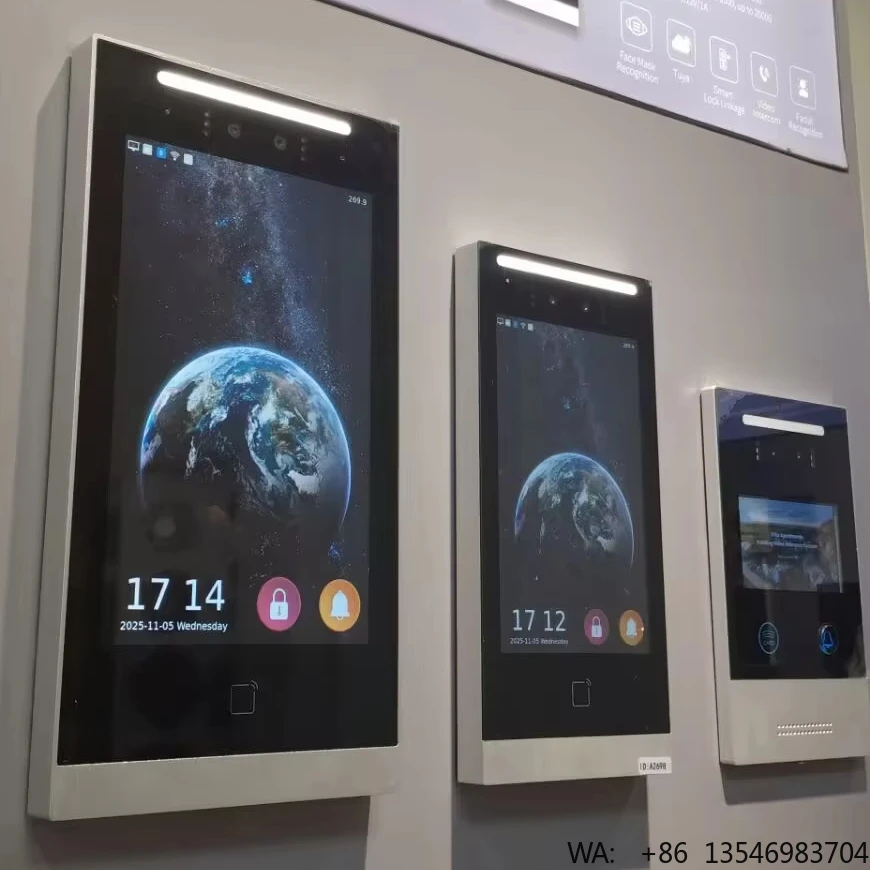 H5 Tuya Wifi Smart Video Intercom Doorbell Family Unit Home Security Touch Screen APP Control