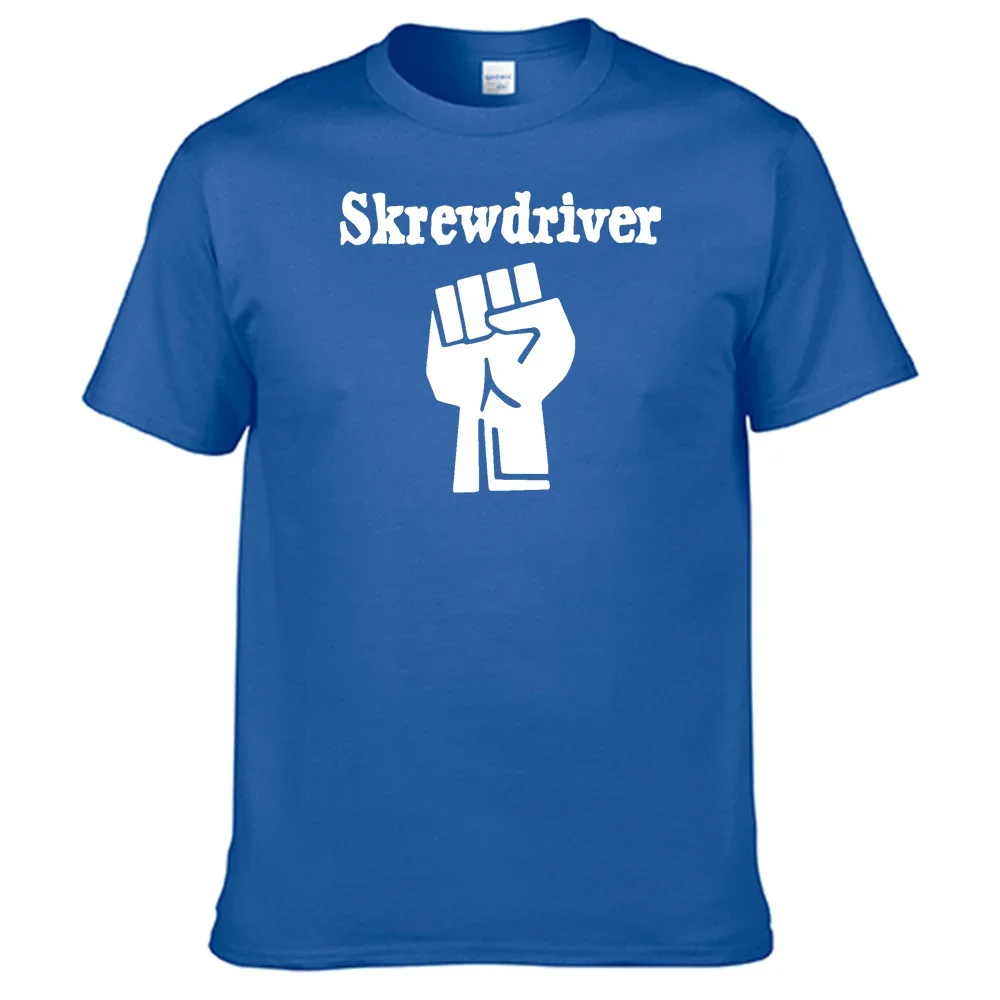 Band Skrewdrivers T Shirt 100% Cotton Men Shirt N016