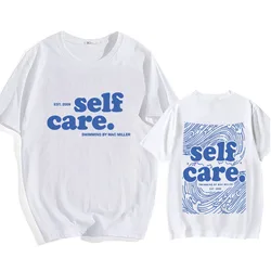 Macc Miller Self Care T-shirts Heavy Mental Casual Men Tee-shirt Short Sleeve Summer Spring Tshirts Hip Hop Streetwear Clothes