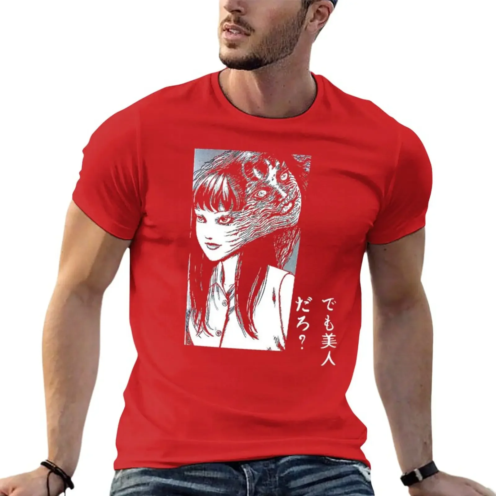 tomie junji ito T-Shirt vintage clothes aesthetic clothes sports fan t-shirts boys white oversized for men Male fashion Hot Sale