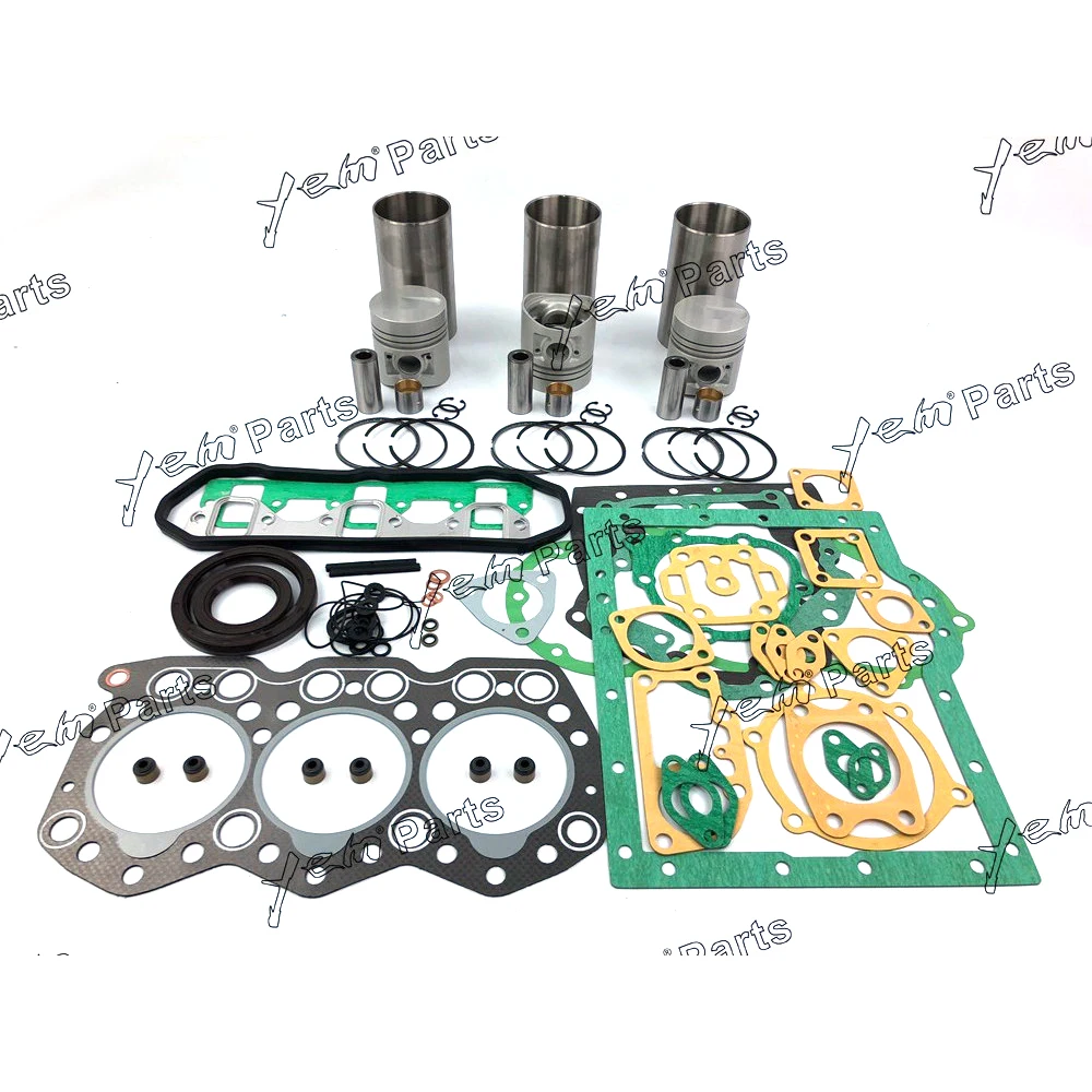 

For Mitsubishi engine S3E repair kit piston + piston ring + cylinder liner+ full gasket set