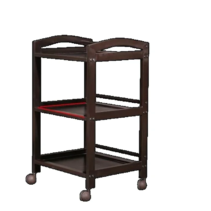 Storage Cart Trolly Beauty Salon Hair Trolley Auxiliary Trolleys Spa Tool Cosmetic Furniture Commercial Carro Peluqueria