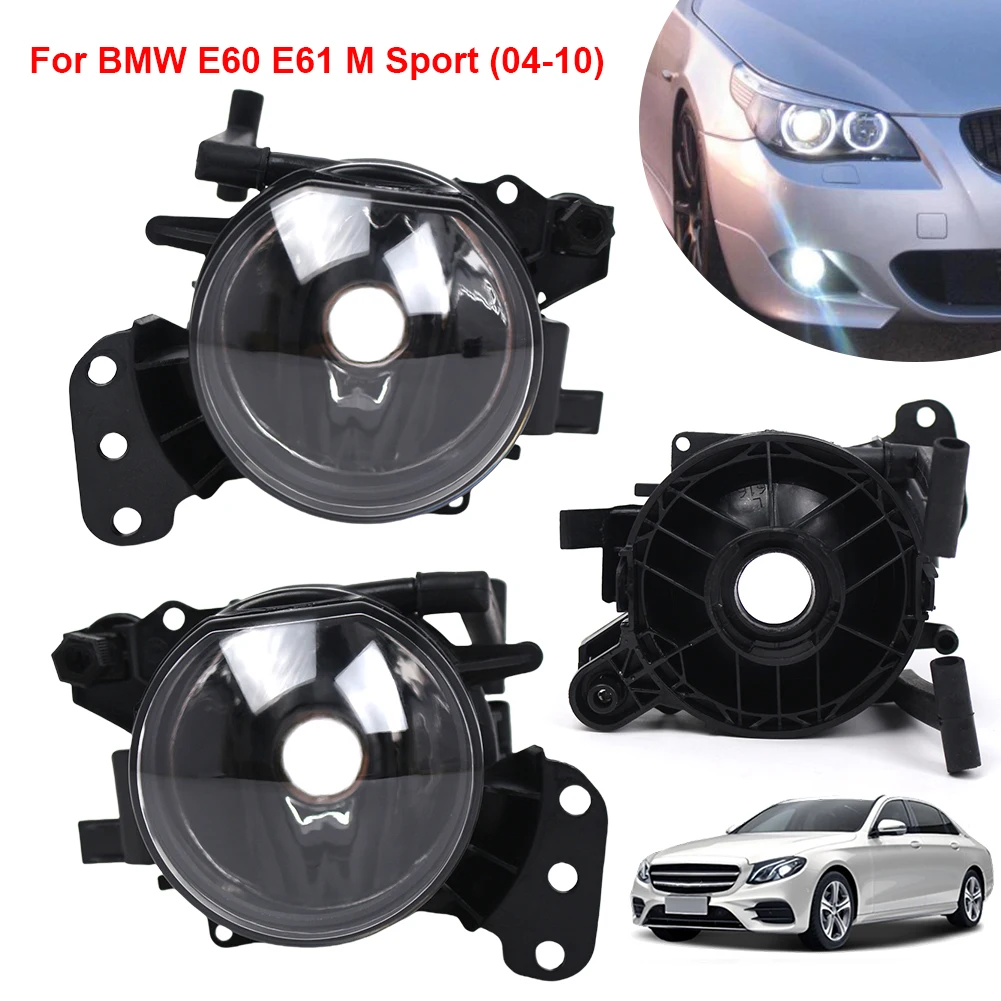 Front Fog Light Lamp Housing 63177897187 Driving Fog Light Housing 63177897188 for BMW E60 525I 528I 530I 535I 545I 550I M5