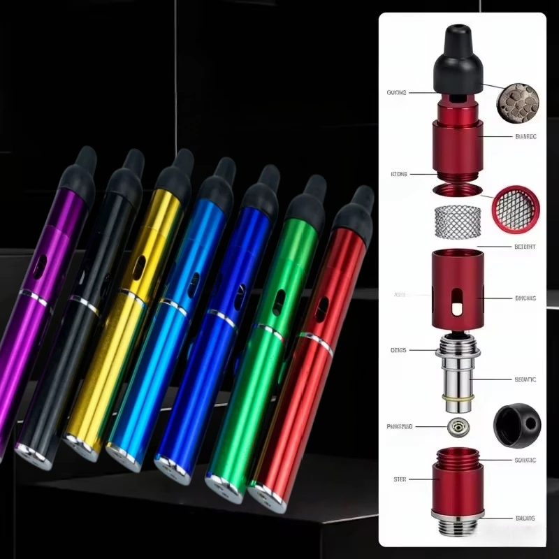 

Portable Metal Direct Spray Long Pen Blue Flame Igniter Aromatherapy Lighter Ring Inflatable Lighter Cigarette Accessories