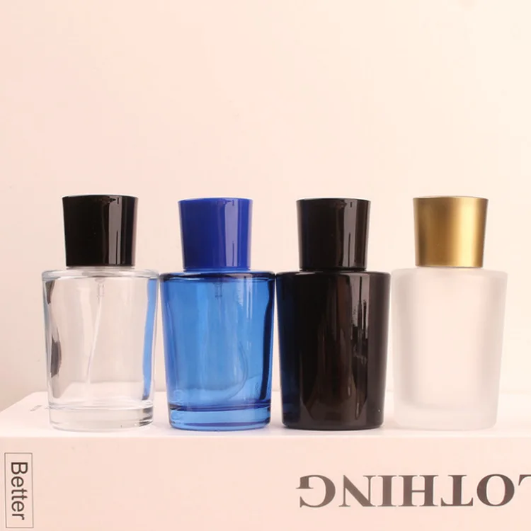50ml Empty Glass Perfume Spray Bottle, High-End Portable Travel Atomizer for Essential Oil, Cosmetic Refill Container