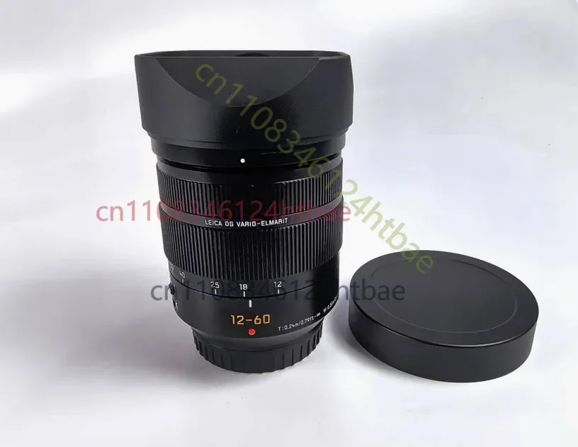Square Metal Lens Hood with Cap For Panasonic H-ES12060 12-60 DG F2.8-4.0 Lens