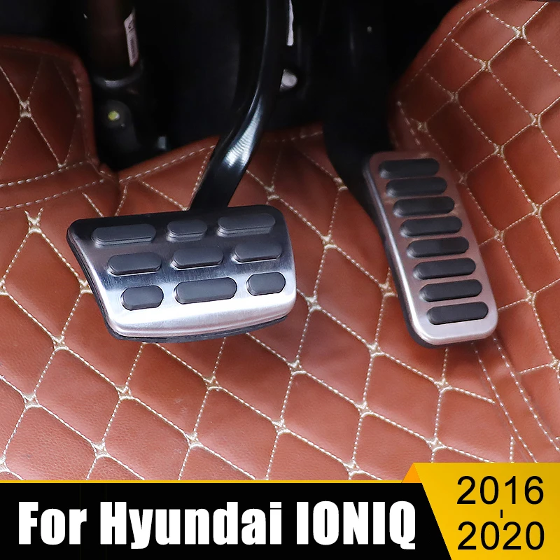 

For Hyundai IONIQ 2016 2017 2018 2019 2020 Car Foot Fuel Pedals Accelerator Brake Cluth Pedal Pad Cover Non-Slip Case Accessorie