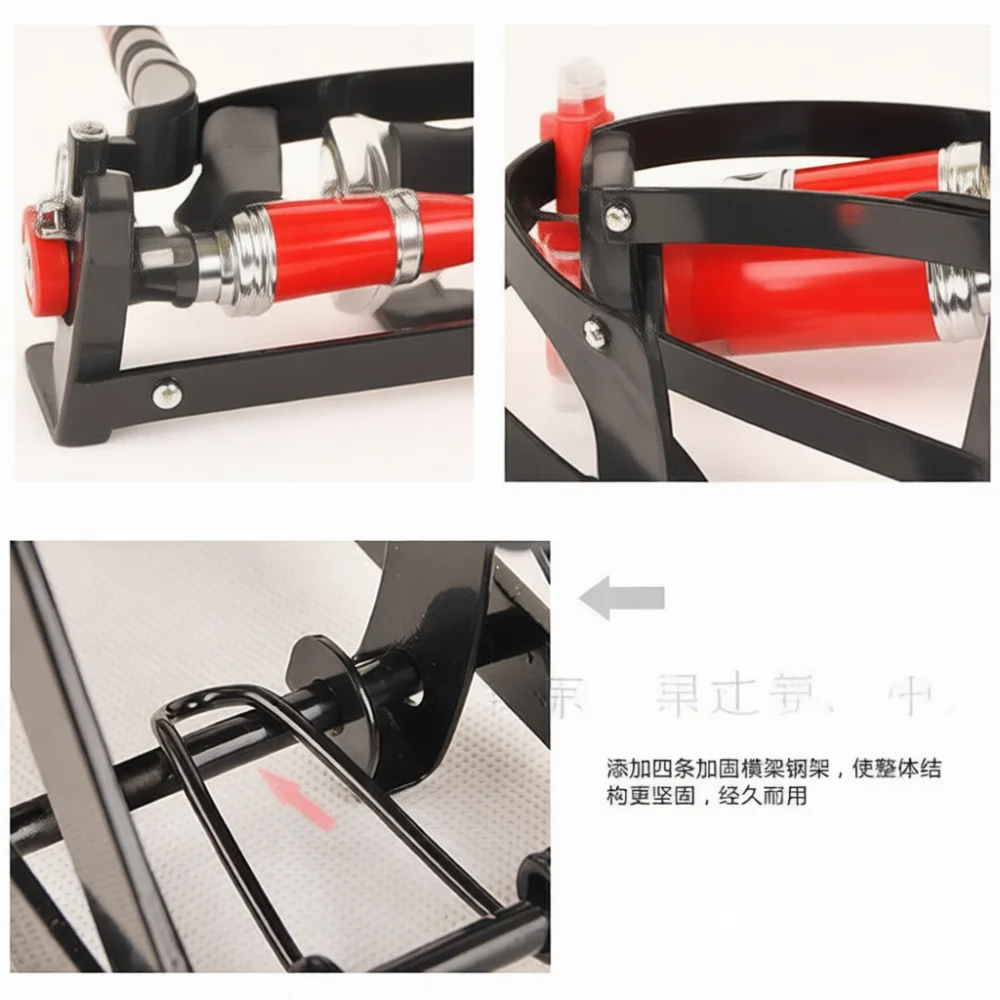 High Pressure Manual Foot Air Pump Portable For Vehicle Tires Bicycle Motorcycle Double Inflator Tool