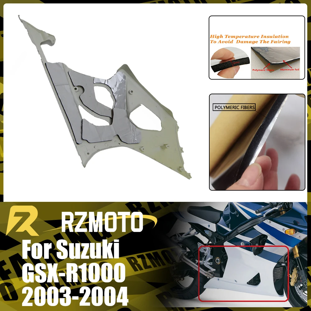 

GSXR1000 Heat Shield Fairing Melting Protection Pre-Cut Insulation Sponge Fit For SUZUKI GSX-R1000 2003-2004