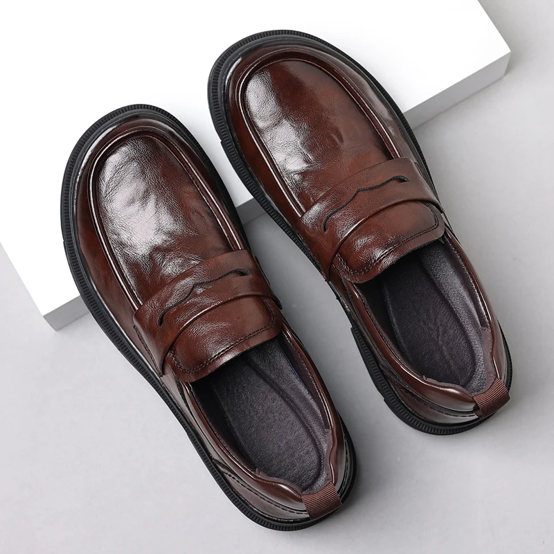 Men laofers slip on Driving Moccasins Comfortable  Loafer Shoes Men\'s Casual Shoes genuine Leather Loafers Flats Shoes for Man