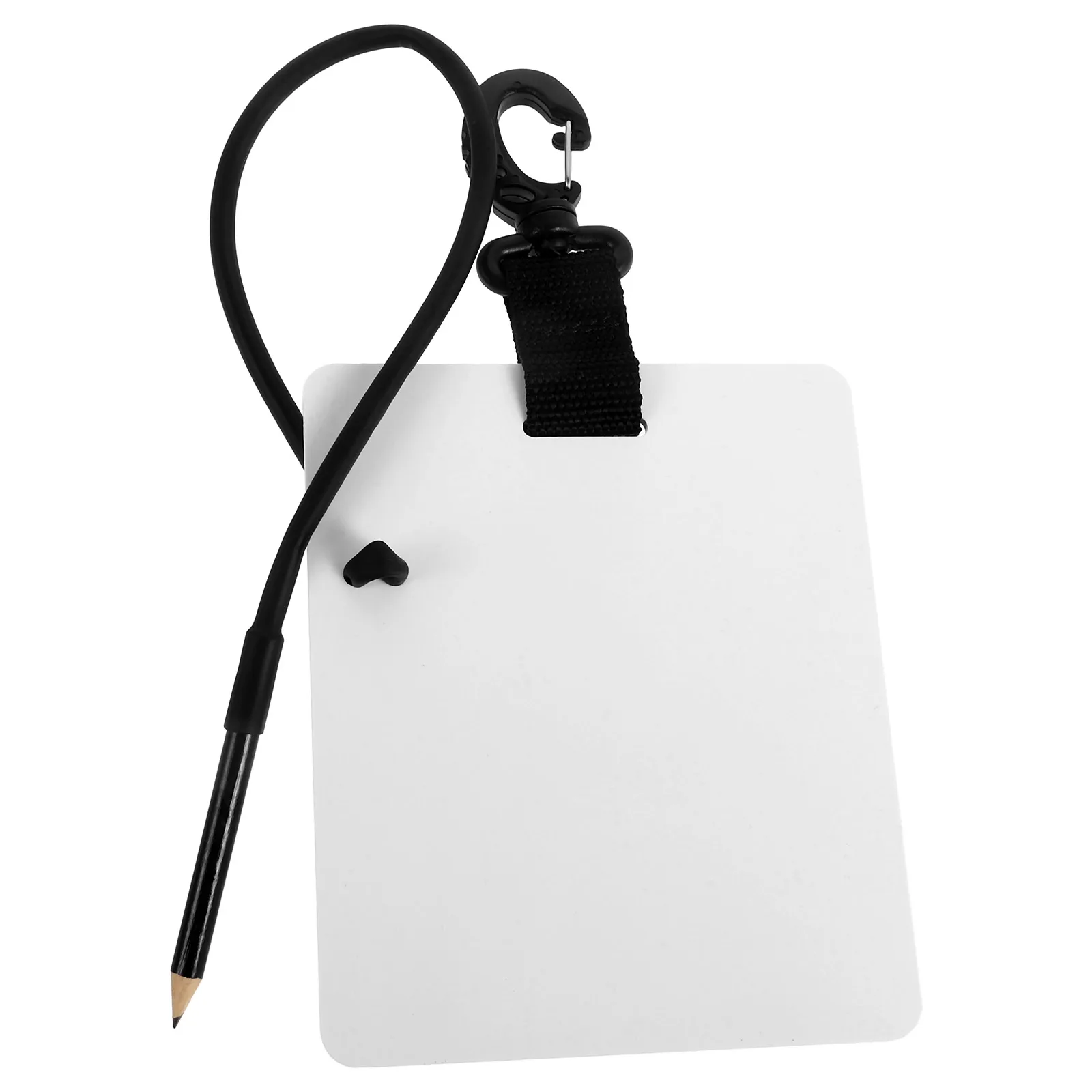 

1pcs Underwater Writing Pad Waterproof Whiteboard for Diving Notebook Gear Swivel Clip Pencil Scuba Write Board