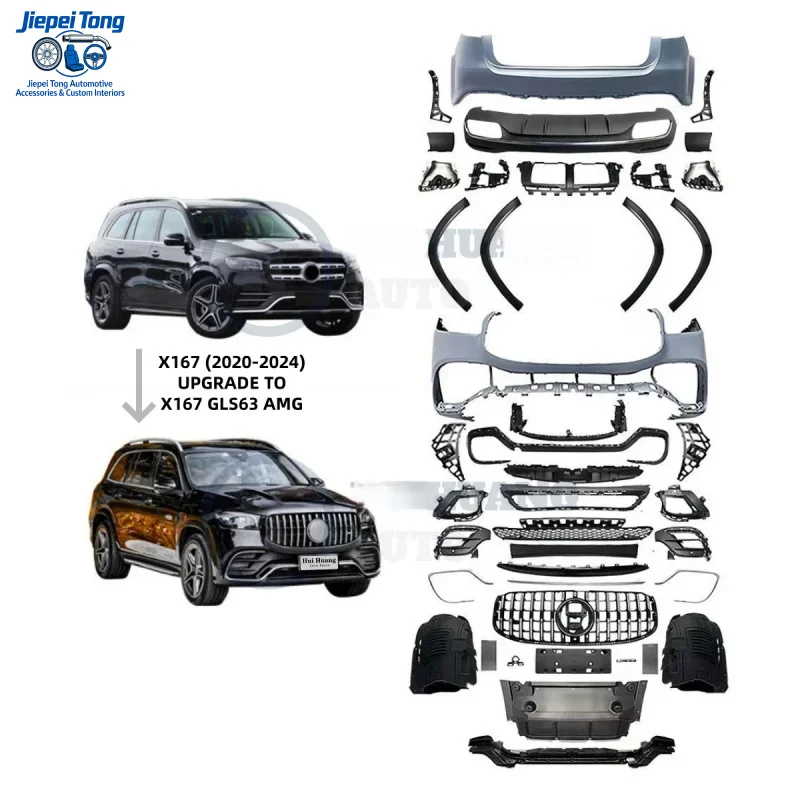 

for GLS X167 GLS450 GLS350 Upgrade GLS63 Bodykit X167 2021 Change to GLS63 Style Bumper