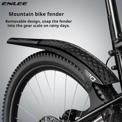 ENLEE Mountain Bike Fender Speed ​​Down Bike Fender Mountain Bike Extended Wide Fender Riding Accessories