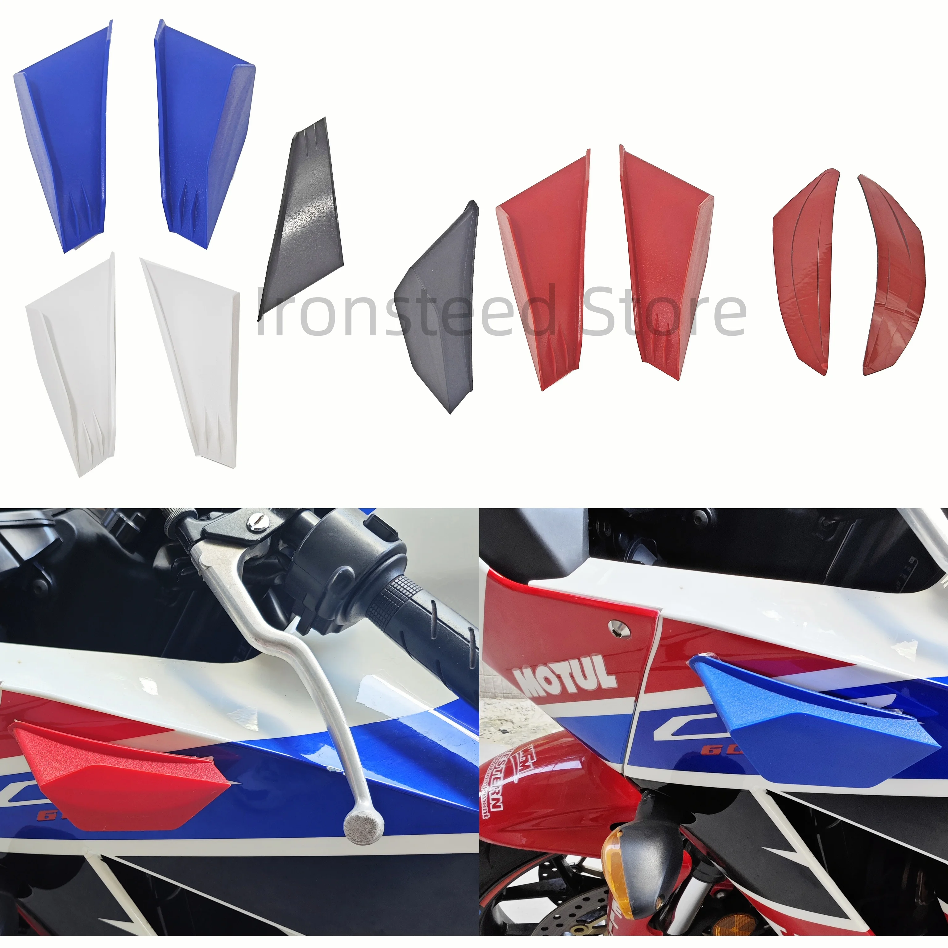 

2/pcs motorcycle modification accessories for Yamaha Honda, fixed wing spoiler kit