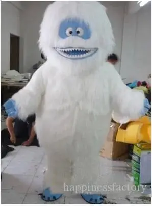 

New Adult Halloween Christmas White Snow Monster Mascotte Fancy Cartoon Mascot Costume Plush Fancy Dress Mascot Costume