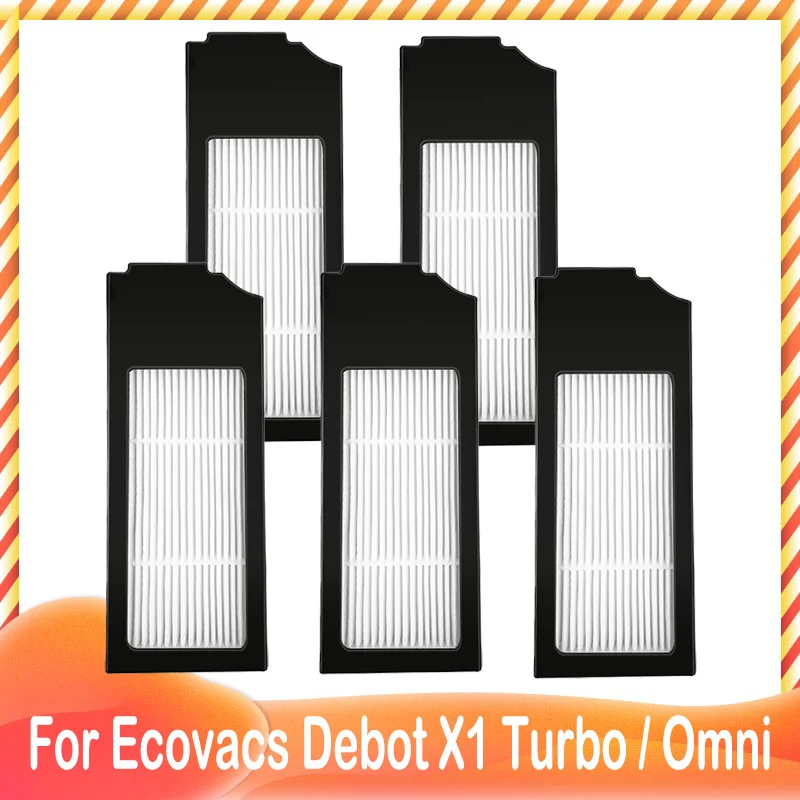 Replacement Air Hepa Filter Kit for Ecovacs Debot X1 Series Turbo / Omni Robotic Vacuum Cleaner Spare Parts