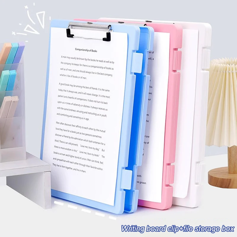 Multi-functional Durable File Folder Desktop Test Paper Organizer Office Document Board Folder Writing Board Office Supplies