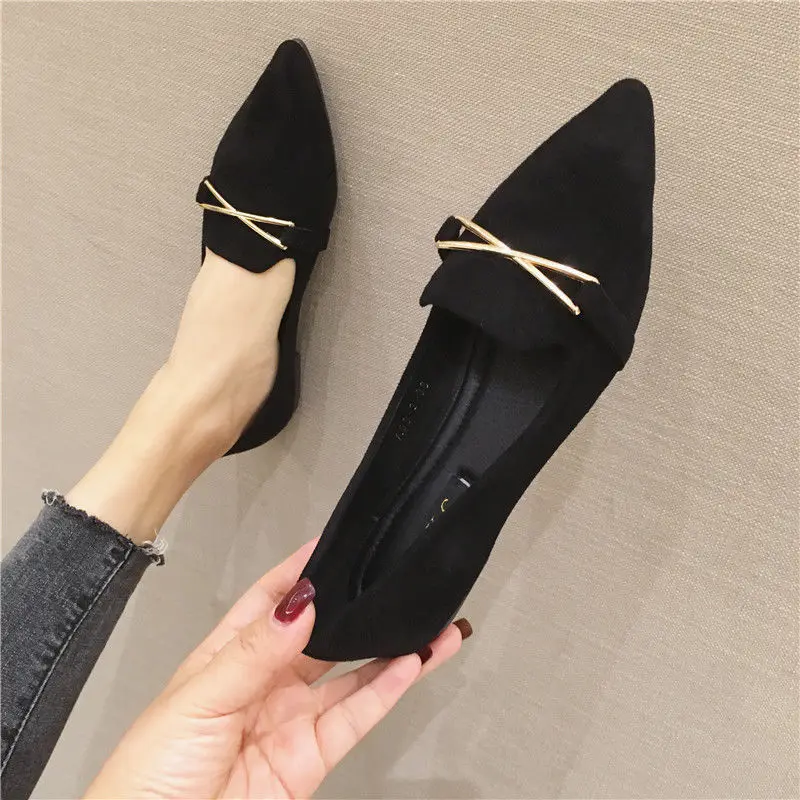 Slip on Shoes for Women Woman Footwear Flat Pointed Toe Red Fashion 2024 New in Comfortable and Elegant Original Shoe Urban 39 A