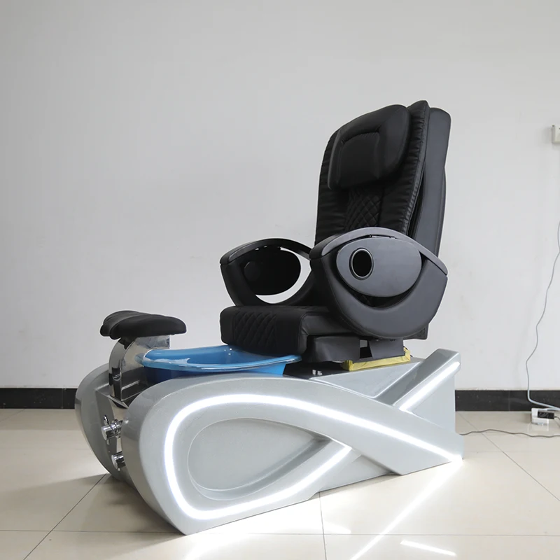 Factory Wholesale Electric Recliner Sofa Foot Basin Bowl Foot Spa Pedicure Chair No Plumbing Pipeless view 4