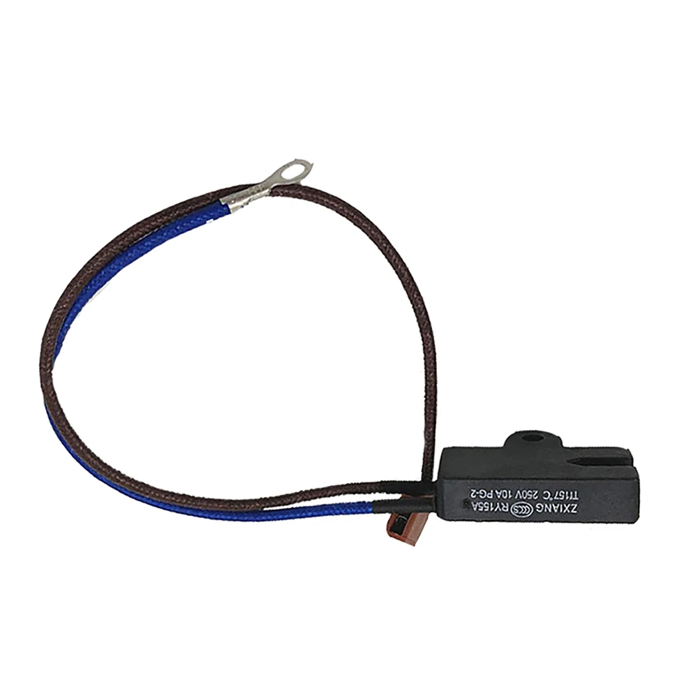 1pc original 250v 10a fusível térmico ry155a tf157 fuse temp de reposição fusível com cabo 15/24cm para o fogão de pressão elétrico midea