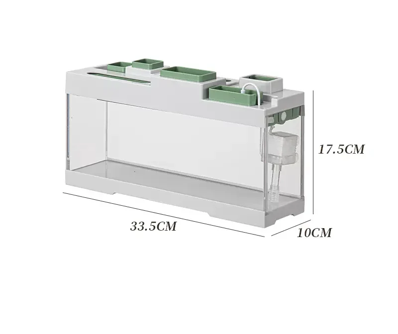 Small Fish Tank With Light Filter Integrated Acrylic Silent