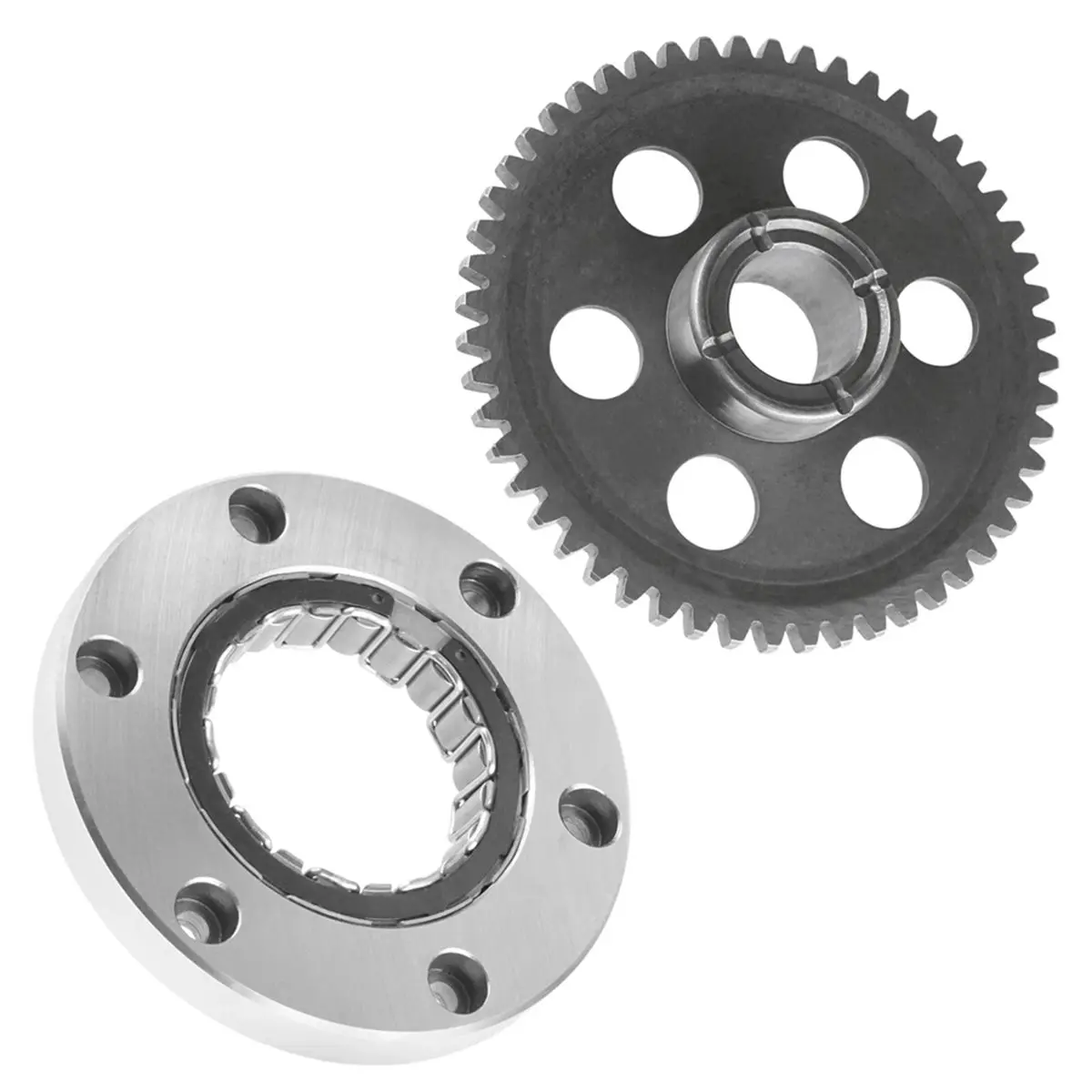 B09A Motorcycle Starter Clutch & Gear Idler Kit 5LP-15590-00 for Yamaha YFM660R Raptor 660R 2001-2003