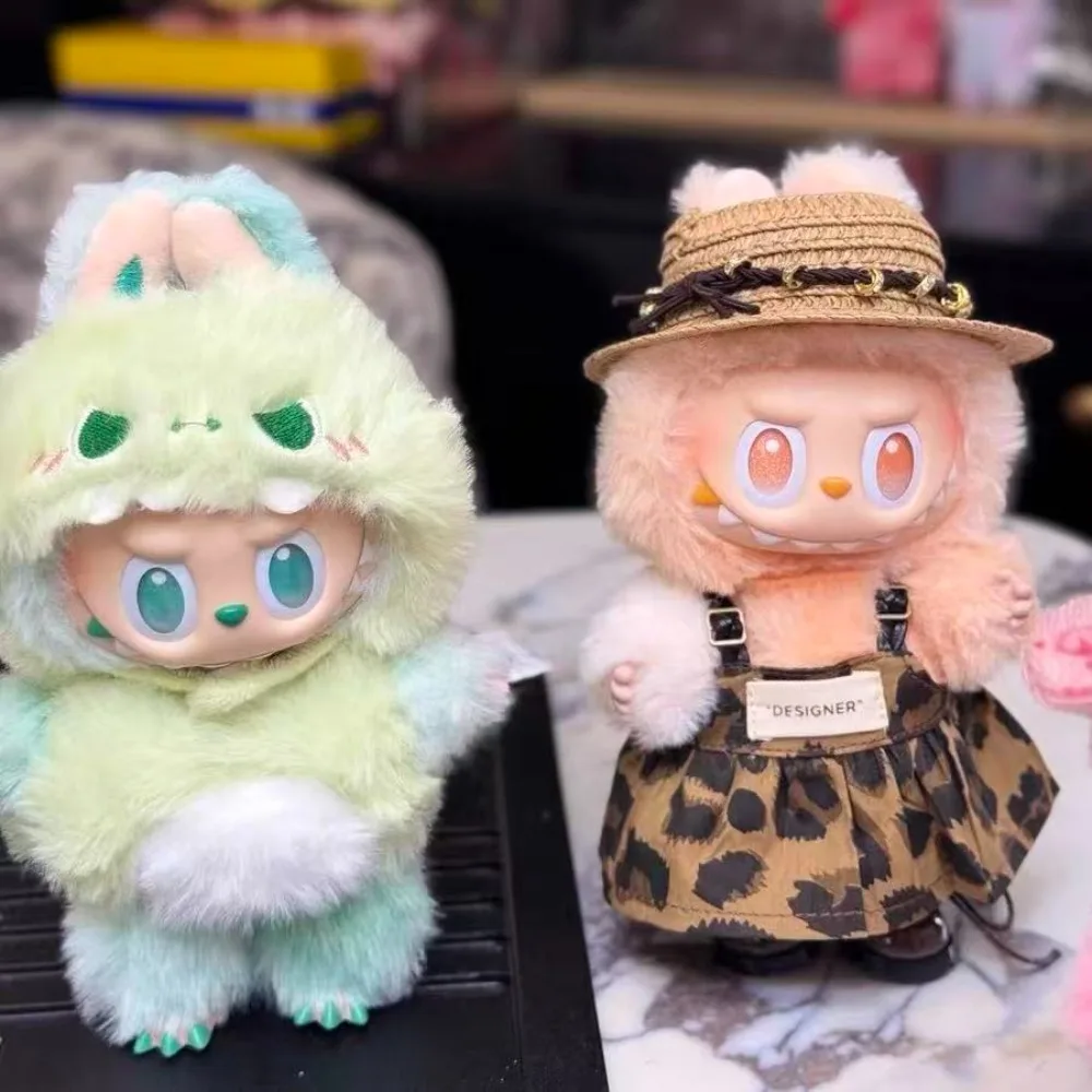 17cm Labubu Doll Clothes Outfit Accessories For Korea Kpop Exo Labubu Idol V1 V2 Skirt sweater Clothing Gift