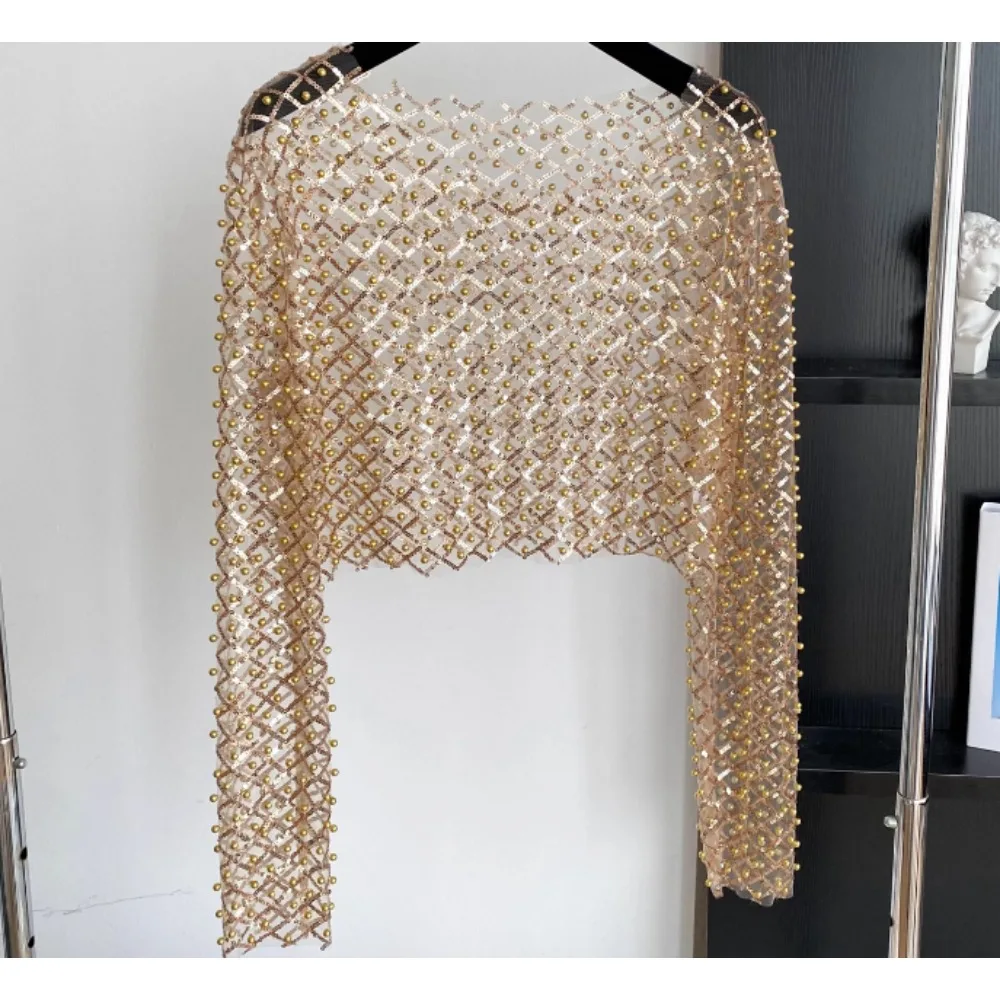 

Vintage basics see through long sleeve Blouse Korean Fashion Sexy autumn Shirt women clothing