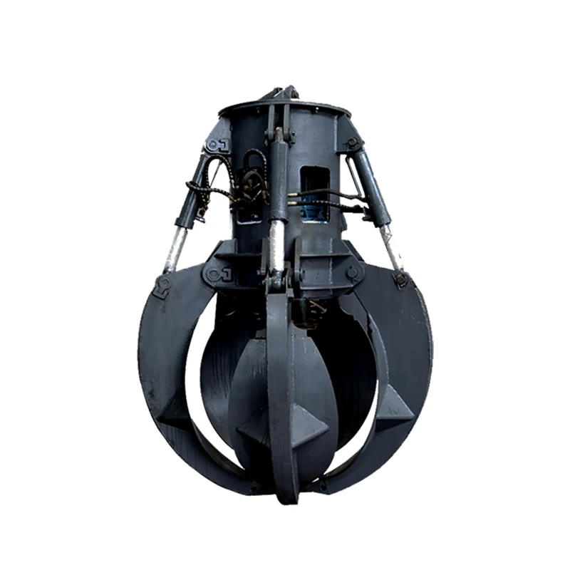 Heavy Duty Hydraulic Multi Petal Orange Peel Grapple Attachment for Scrap Metal Recycling Waste Handling Customized