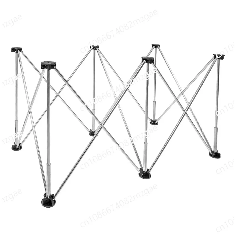 

Stainless steel spider leg workbench woodworking console telescopic stall shelf folding handmade table bracket