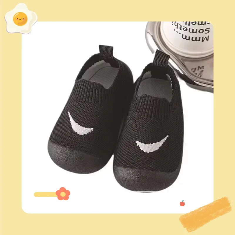 Классический стиль, новая детская сетчатая дышащая нескользящая обувь на мягкой подошве для малышей