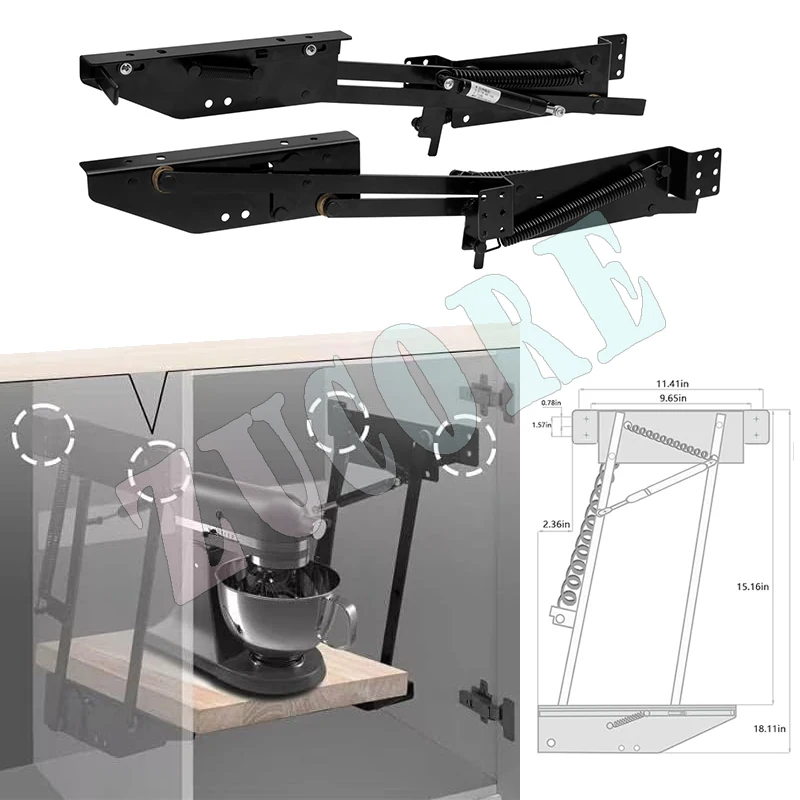 Furniture Hidden Coffee Table Cabinet Functional Parts Lifting Bracket Hardware Accessories