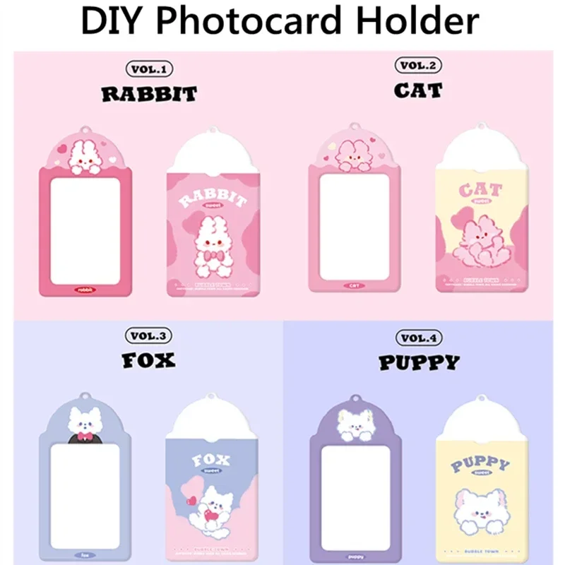 3PCS Kpop Photocard Holder DIY Idol Photo Sleeve Cover Custom Kpop  Bag Pendant Gift for Kpop Lovers