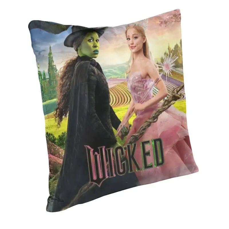 Custom Modern Wickeds Musical Movie Sofa Cushion Cover Soft Pillow Case for Living Room Pillowcase