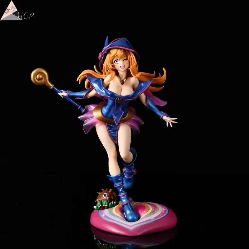 Yu-Gi-Oh! Dark Magician Girl Figure, Duel Monster Anime Collectible Statue,  Card Game Gift for Fans