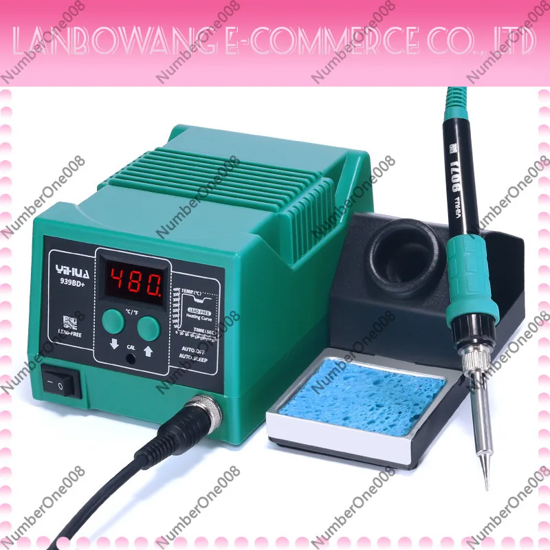 939D+ Anti-Static Lead-Free Digital High Power Constant Temperature Soldering Station Repair Tool