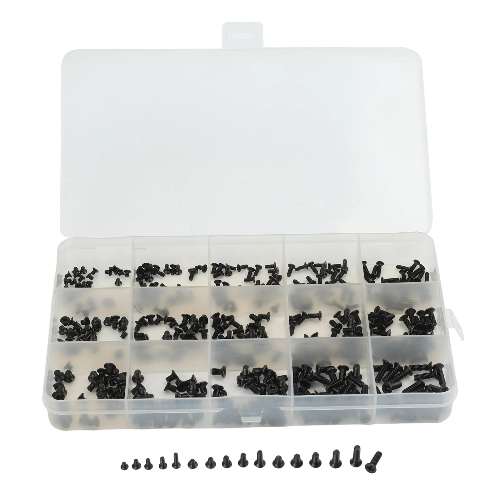 Machine Screws Computer Screws Repair Kit Multi-size Set Carbon Steel Countersunk Head Recessed Head Grade 4.8