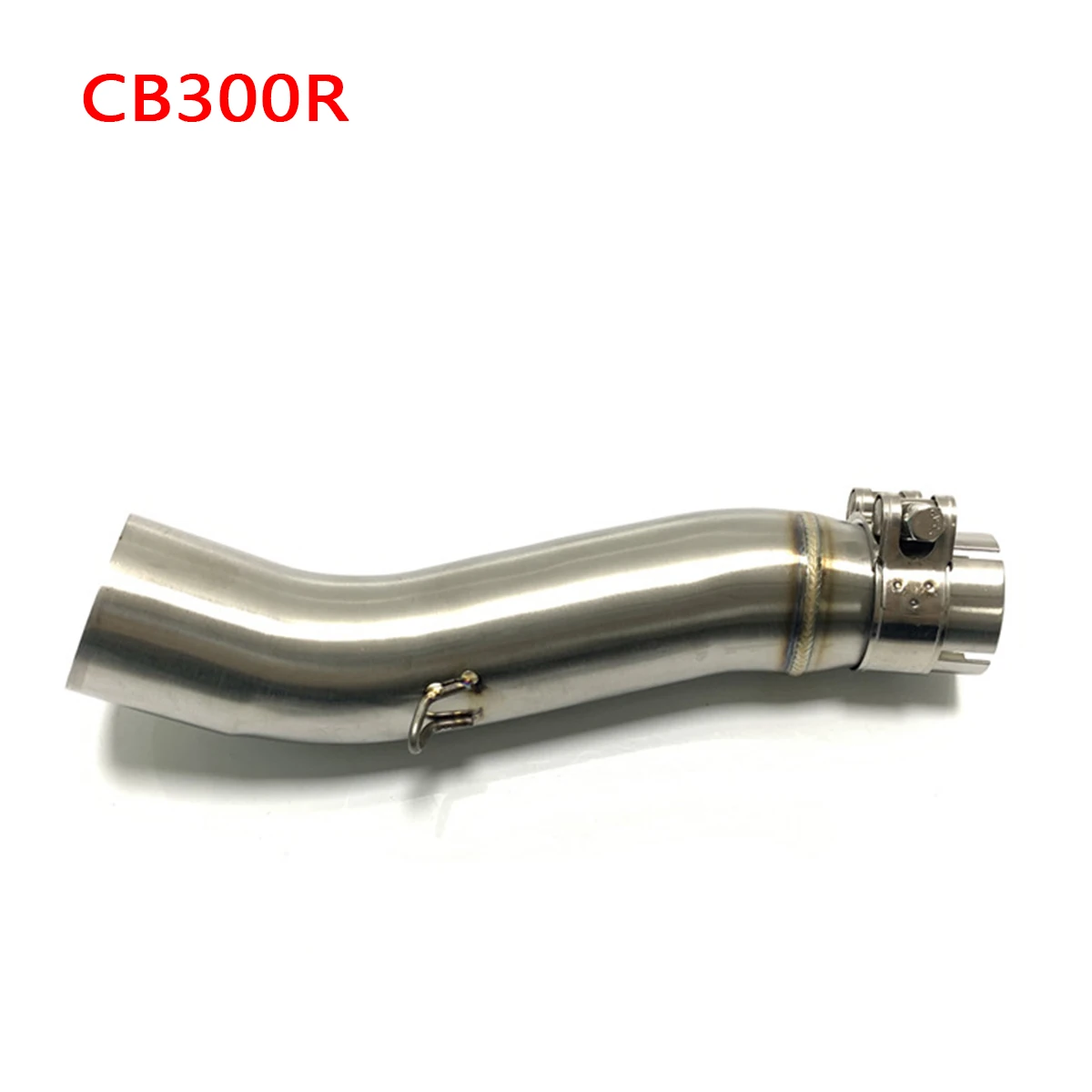 1 Piece Exhaust Pipe Stainless Steel Connection Middle Section Suitable for Motorcycle Honda CB300R Modified Middle Section view 3